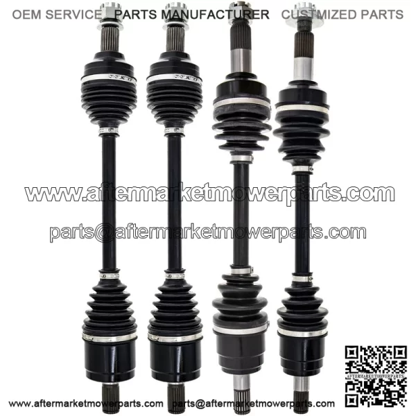 Front Rear CV Axle Kit For Honda Rancher 420 42250-HR6-A62 44220-HR3-A21