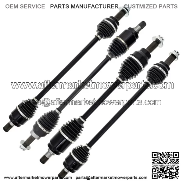 Front Rear CV Axle Kit For Honda Pioneer 700 700-4 SXS700M2 44220-HL3-A01