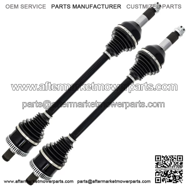 Rear CV Axle Half Drive Shaft for Can-Am Maverick Sport Max 1000R 2 Pack