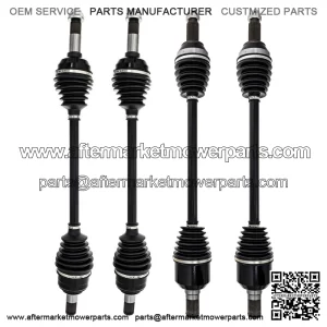 Front Rear CV Axle Kit for Yamaha Wolverine RMAX4 1000 B4J-2518F-00-00