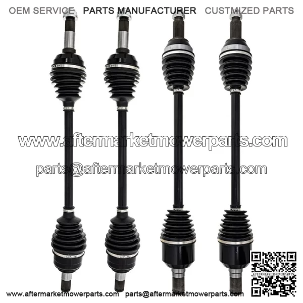Front Rear CV Axle Kit for Yamaha Wolverine RMAX4 1000 B4J-2518F-00-00