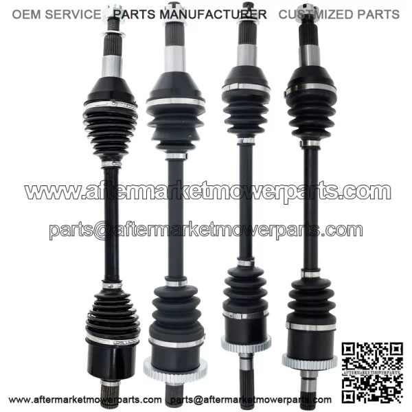 Front Rear CV Axle Drive Shaft Set for Can-Am Outlander 500 700 Max