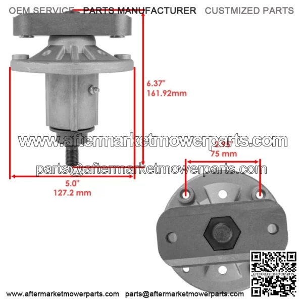 GY20479 48" Deck Spindle For John Deere Sabre 1948GV 1948HV 2148HV - Image 2