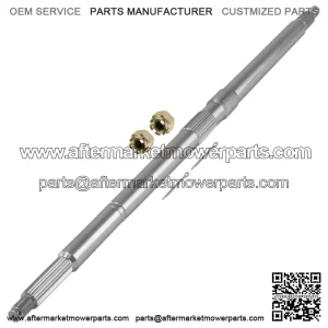 Rear Axle Shaft with Castle Nuts Pin For Polaris Xpedition 325 425 2000-2001
