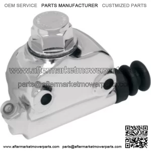 Chrome Rear Brake Master Cylinder 41761-58 Harley FL FX 58-72 (For: Harley-Davidson)