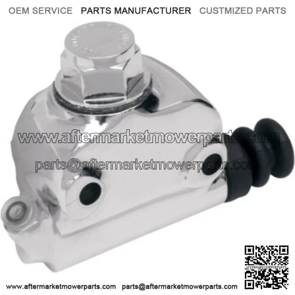 Chrome Rear Brake Master Cylinder 41761-58 Harley FL FX 58-72 (For: Harley-Davidson)