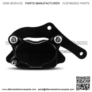 DNA Black Left Side 4 Four Piston Front Brake Caliper Kit w/ Bracket Evo Harley (For: Harley-Davidson)