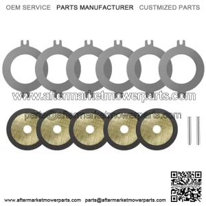 Replacement for John Deere AM148465 Wet Brake Disk Kit fits John Deere Gator Utility XUV 625 825 835 855 865 Vehicles, AM148465, AM140803 Park Brake Discs Replacement Kit