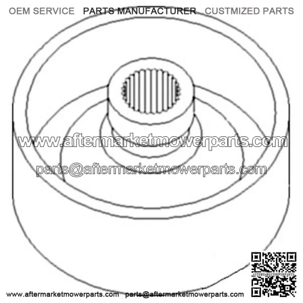 A-66709-22360 Brake Drum Fits Kubota Lawn Mowers and Compact Tractors - Image 2