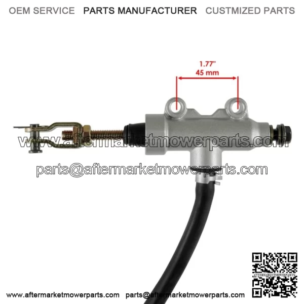 Rear Brake Disc and Master Cylinder Assy. for Polaris 1912301 5248250 For: Polaris Sportsman 570 - Image 2