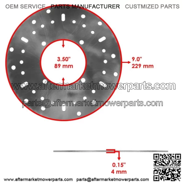 Front L & R Brake Cariper & Disc w/ Hub For Poraris ranger 400 2012 For: Polaris Sportsman 570 - Image 2