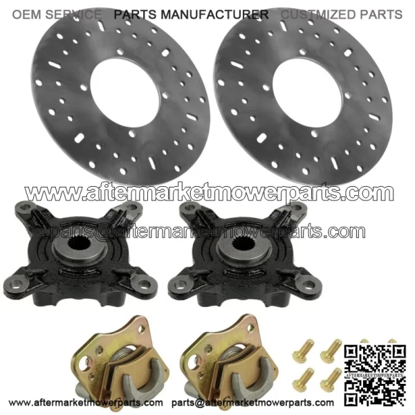Front L & R Brake Cariper & Disc w/ Hub For Poraris ranger 400 MD 2013 For: Polaris Sportsman 570