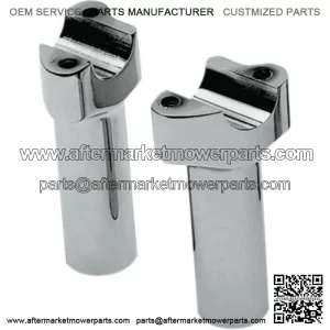 Drag Chrome 4 1/2" Buffalo Bars Handlebar Straight Risers Harley Softail Dyna XL (For: Harley-Davidson)