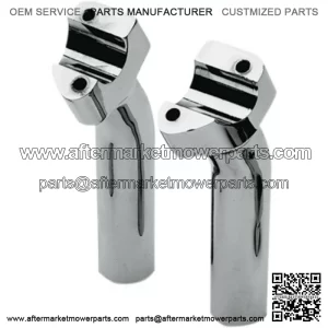 Drag Chrome 5 1/2" Buffalo Bars Handlebar Pullback Risers Harley Softail Dyna XL (For: Harley-Davidson)