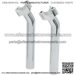 Drag Chrome 9" Buffalo Bars Handlebars Pullback Risers Harley Softail Dyna XL (For: Harley-Davidson)