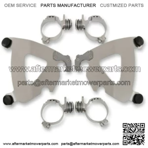 Memphis Shades Road Warrior Fairing Polished Mount Kit Harley Dyna Softail 06-17 (For: Harley-Davidson)