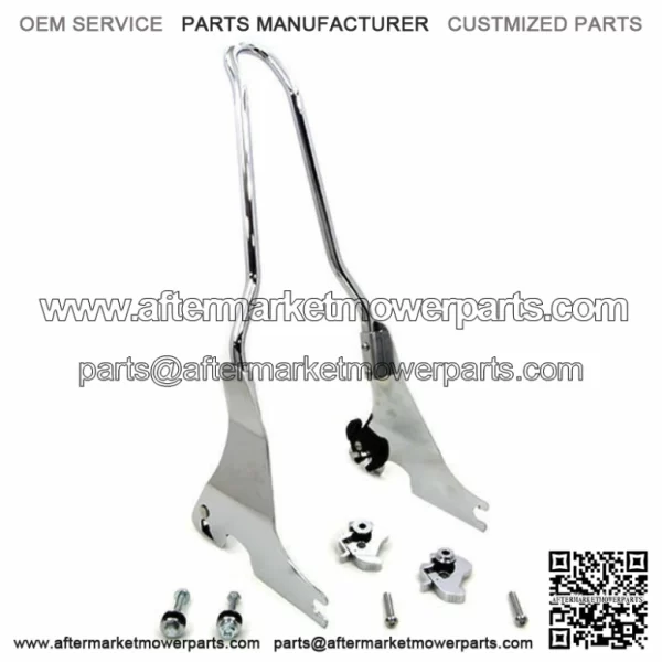 16" Chrome Custom Sissy Bar Passenger Rail 04-18 Harley Sportster Quick Detach (For: Harley-Davidson)