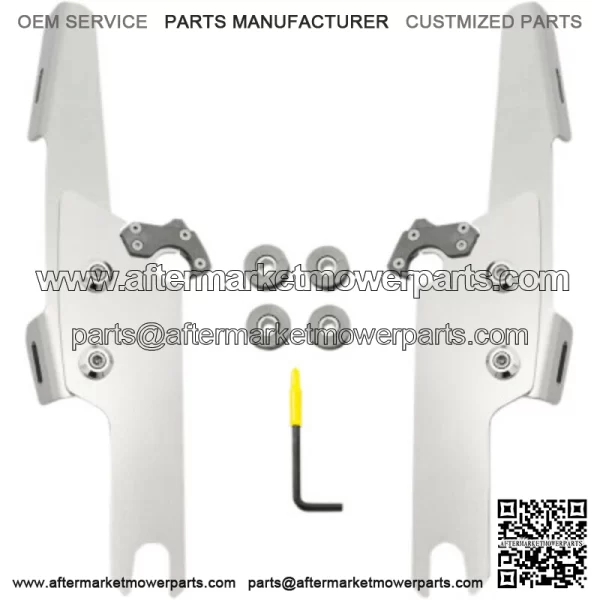 Memphis Shades Polished Windshield Trigger-Lock Mount Kit Harley Freewheeler 15+ (For: Harley-Davidson)