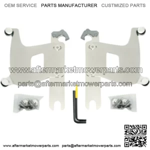 Memphis Shades Polished Bullet Fairing Trigger-Lock Mounts Harley Softail 86-17 (For: Harley-Davidson)
