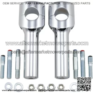 Chrome 6" Big Buffalo 1 1/2" Handlebar Riser Top Clamp Harley Softail Touring (For: Harley-Davidson)