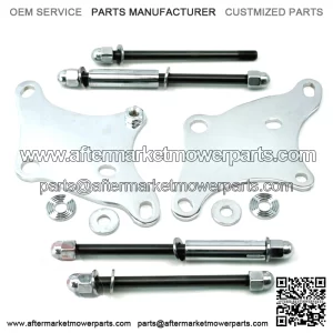 Chrome Lower Motor Mount Kit With Bolts Harley Ironhead Sportster 1952-1981 KH (For: Harley-Davidson)