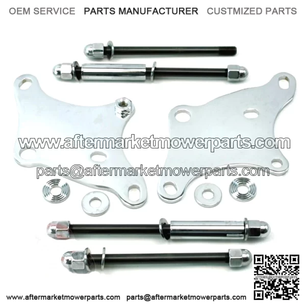 Chrome Lower Motor Mount Kit With Bolts Harley Ironhead Sportster 1952-1981 KH (For: Harley-Davidson)