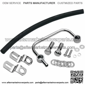 Chrome Crankcase Breather Bracket Kit Harley Sportster 91-2020 (For: Harley-Davidson)
