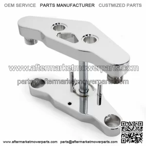 Ultima Smooth Blind Chrome Billet Triple Trees Harley Softail FXST 41MM 5 Degree (For: Harley-Davidson)
