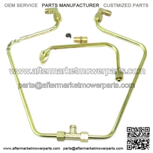 Old-Stf Brass Split Rocker Box Oil Hard Lines Harley Shovelhead Engines Cone Gen (For: Harley-Davidson)