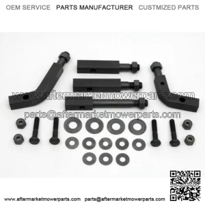 Replica Footboard Mount Bracket Kit Parkerized Harley EL FL Knucklehead Panhead (For: Harley-Davidson)