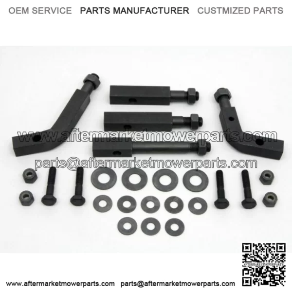 Replica Footboard Mount Bracket Kit Parkerized Harley EL FL Knucklehead Panhead (For: Harley-Davidson)