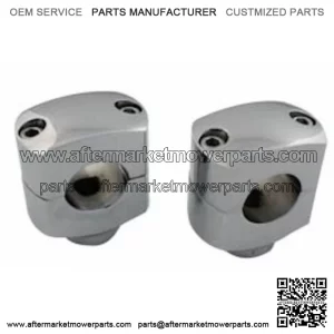 Chrome 1 1/2" Shorty Short Riser Risers Set Harley 1" Handlebars Harley Custom (For: Harley-Davidson)