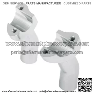 Chrome Pullback 3 1/2" Handlebar Risers Harley Dyna Softail XL (For: Harley-Davidson)