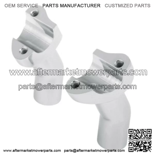 Chrome Pullback 3 1/2" Handlebar Risers Harley Dyna Softail XL (For: Harley-Davidson)