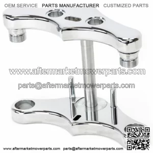 Ultima Zero Rake Chrome Billet Triple Trees Hidden Stem Harley Softail FXST 41MM (For: Harley-Davidson)