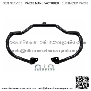 Black Highway Bar Mustache Bar Crash Engine Guard w/ Pegs 2006-2017 Harley Dyna (For: Harley-Davidson)