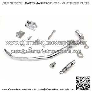 Chrome Jiffy Kickstand Leg Spring Hardware Kit Harley Dyna Wide Super Glide FXD (For: Harley-Davidson)