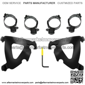 Memphis Shades Black Road Warrior Trigger-Lock Mount Kit Harley 18+ FLSB FXLRS (For: Harley-Davidson)