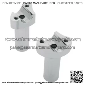 Straight Chrome 3 1/2" Handlebar Risers Harley Softail Dyna XL (For: Harley-Davidson)