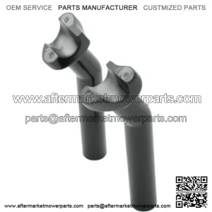 Black Pullback 6 1/2" Handlebar Risers Harley Dyna Softail XL (For: Harley-Davidson)