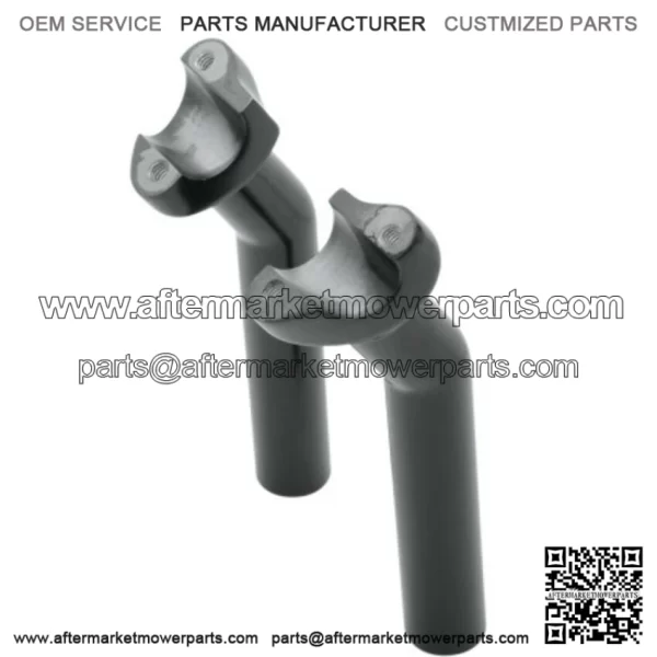 Black Pullback 6 1/2" Handlebar Risers Harley Dyna Softail XL (For: Harley-Davidson)