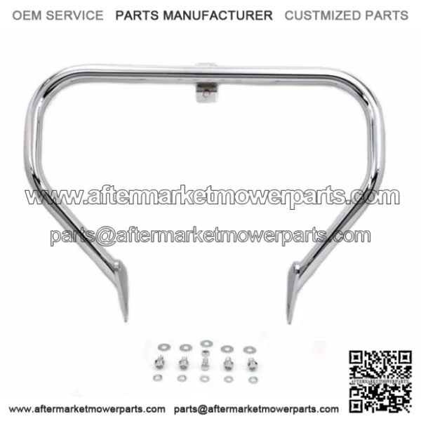 Chrome Mid Control Dyna Front Crash Engine Frame Guard 91-2005 Harley Davidson