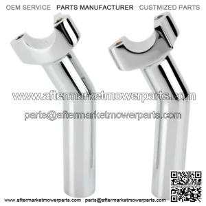 Chrome Pullback 5 1/2" Handlebar Risers Harley Dyna Softail XL (For: Harley-Davidson)