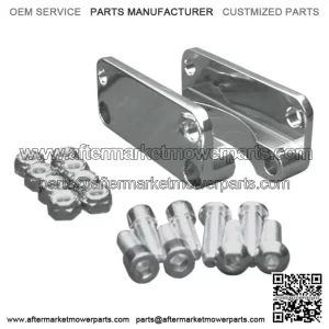 Covingtons Chrome Fender Riser Adapter Harley Touring Bagger 1980-2013 21" Wheel (For: Harley-Davidson)