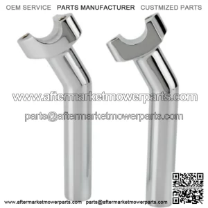 Chrome Pullback 6 1/2" Handlebar Risers Harley Dyna Softail XL (For: Harley-Davidson)
