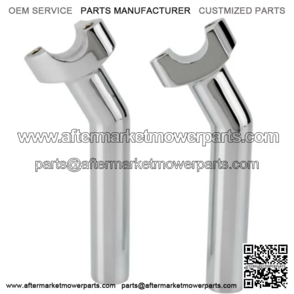 Chrome Pullback 6 1/2" Handlebar Risers Harley Dyna Softail XL (For: Harley-Davidson)