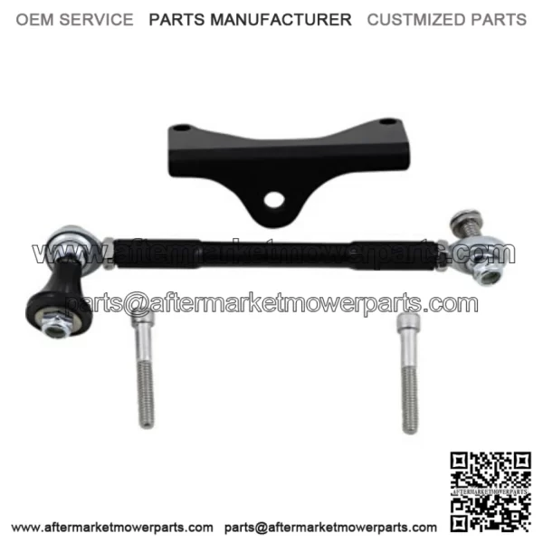Alloy Art Black Frame Chassis Stabilizer Link Brace Kit Harley Touring 17+ M8 (For: Harley-Davidson)