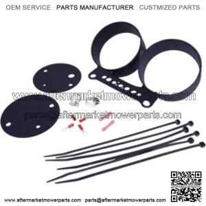 Dual Speedometer Tach Indicator Lights Gauge Mounting Bracket Kit Harley FXD XL (For: Harley-Davidson)