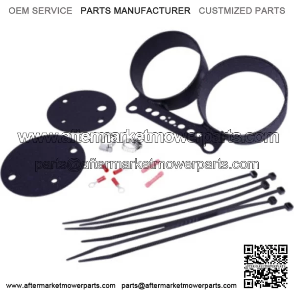 Dual Speedometer Tach Indicator Lights Gauge Mounting Bracket Kit Harley FXD XL (For: Harley-Davidson)