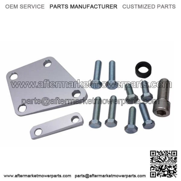 Chrome Kickstand Jiffystand Wedge Mount Lowering Kit 1981-2006 Harley Touring (For: Harley-Davidson)